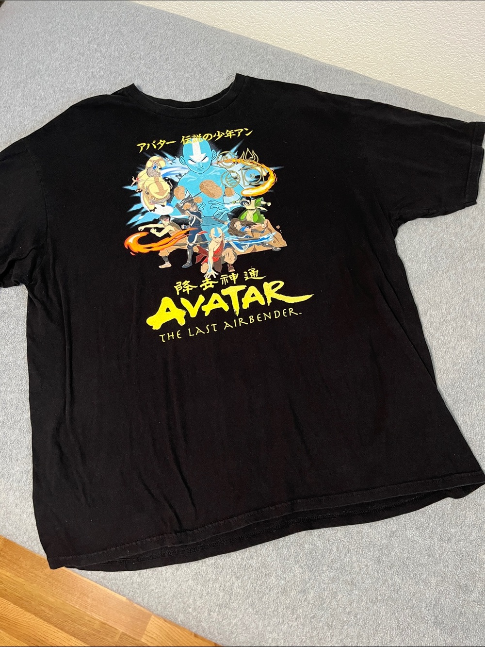 Nickelodeon Avatar Graphic Tshirt XXL Black